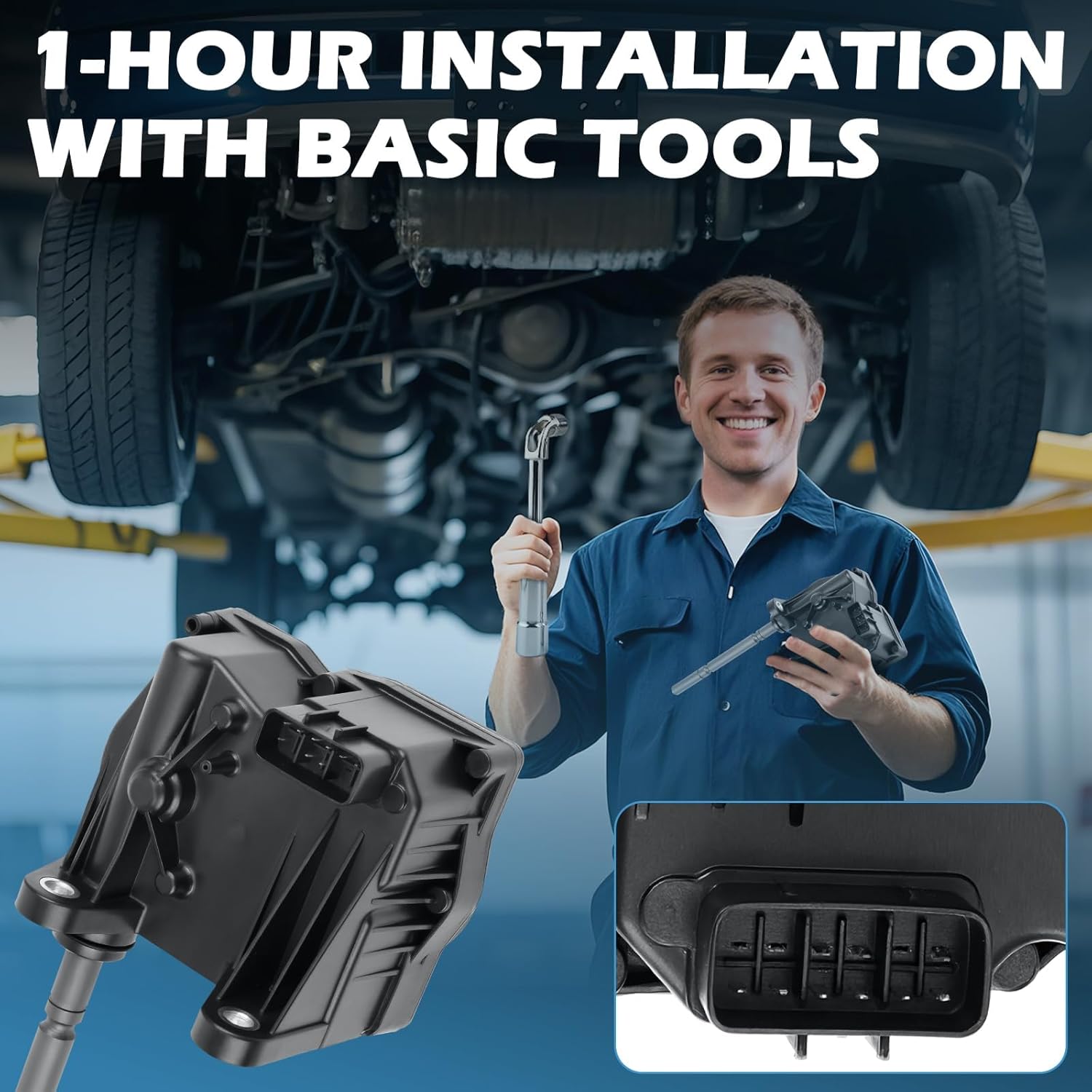 36410-71010 Transfer Shift Actuator for Toyota 4Runner (2020-2023), Tacoma (2016-2023) - 4WD Transfer Case Actuator - Replaces OEM #600423, 3641071010,36410-71010, 36410-0K010, 36410-0K020