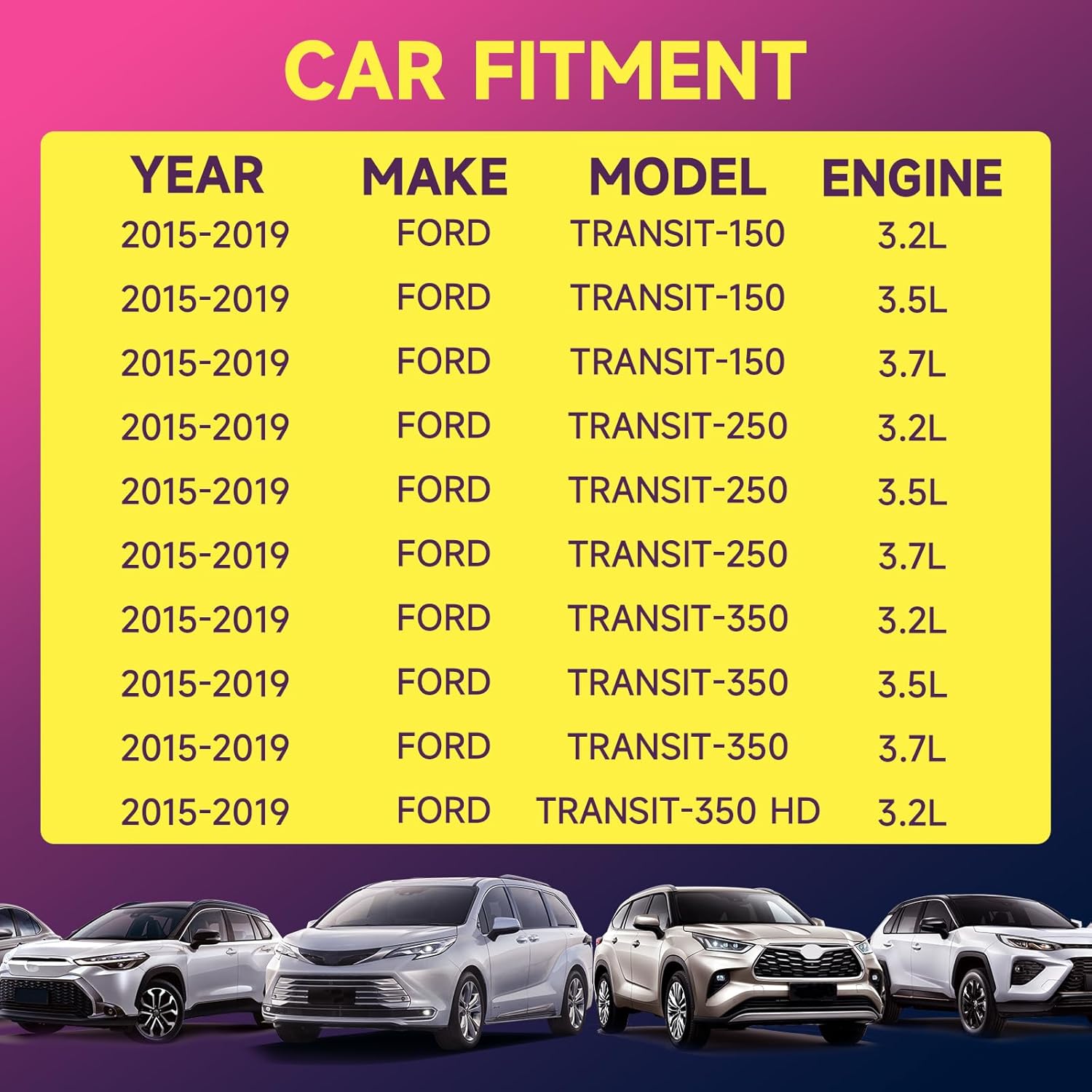 engine coolant radiator with transmission oil cooler compatible with ford transit-250 3.7l 3.5l 2015-2019?transit-350 3.7l 3.5l 2015-2019? transit-150 3.7l 2015-2019?transit-350 hd 3.7l 15-19 & more rad:13454