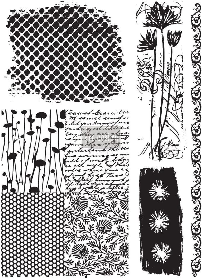 Redesign with Adhesive Transfer Nature&Scripts 18"x24"Wall