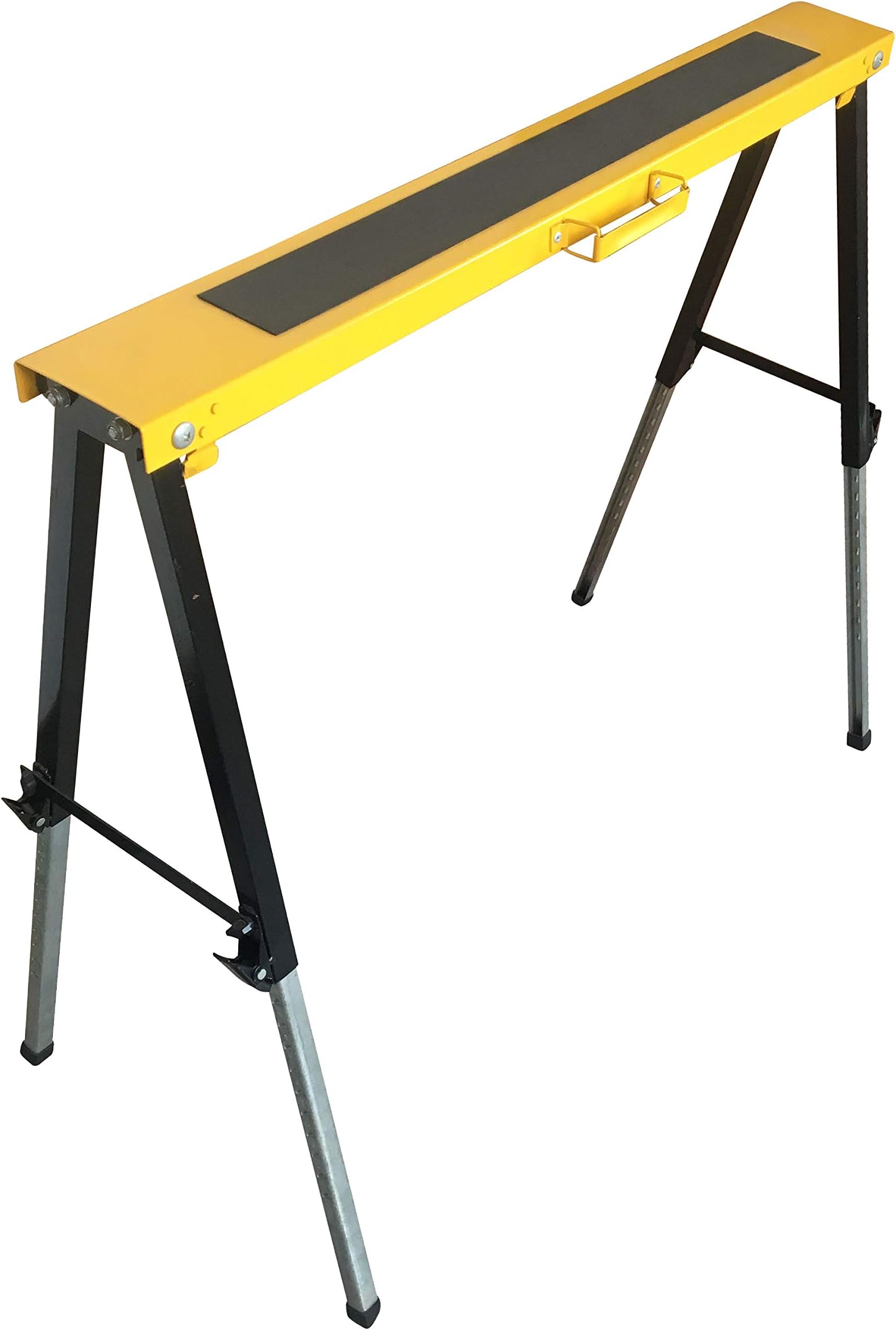 Domestic Single Pack Steel Multi Purpose Folding Legs 12 Position Height Adjustable Sawhorses Brackets Capacity 250LBS