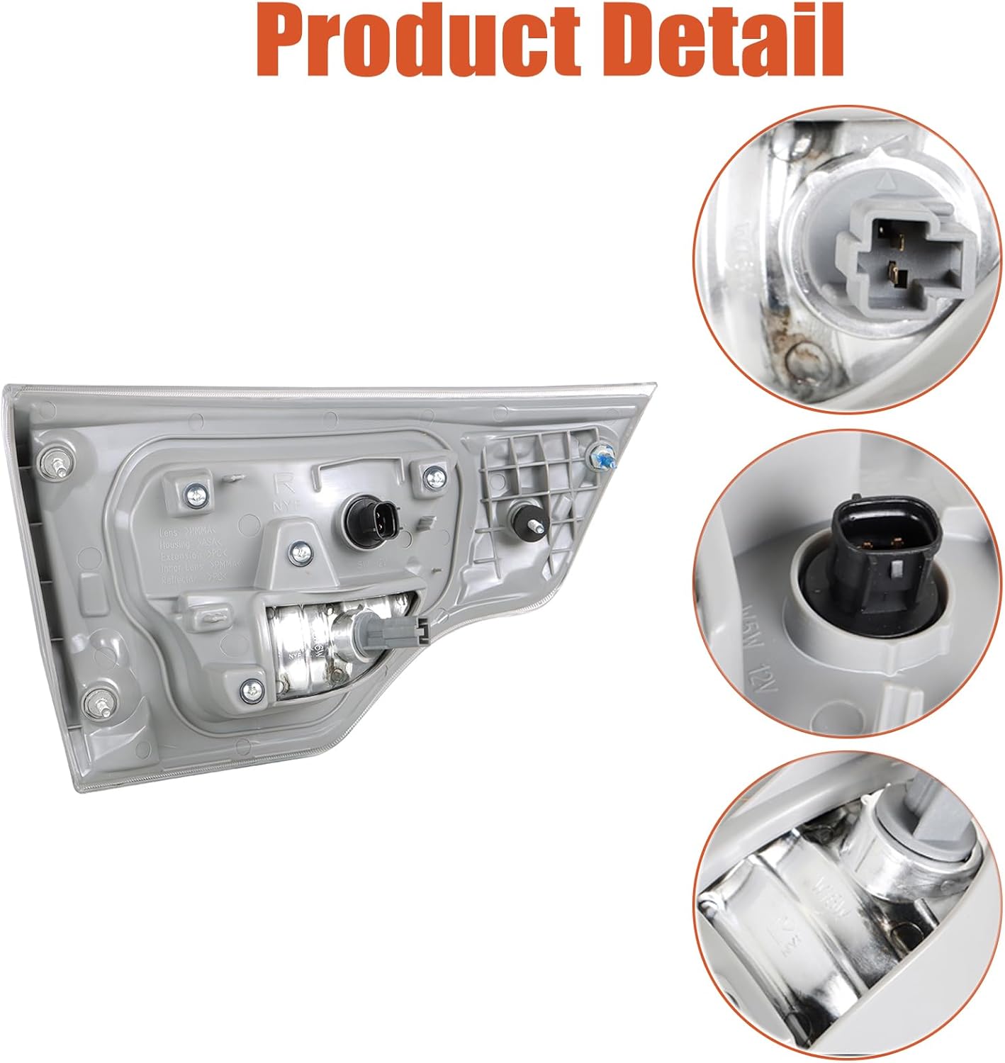 labwork Passenger Side Inner Tail Light Replacement for Toyota Highlander 2014-2016 Rear Tail Light Brake Lamp Assembly RH Right Side TO2803115 815800E050