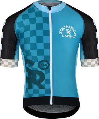 Mens Short Sleeve Race Jersey Lightweight, Breathable, Aero Fit