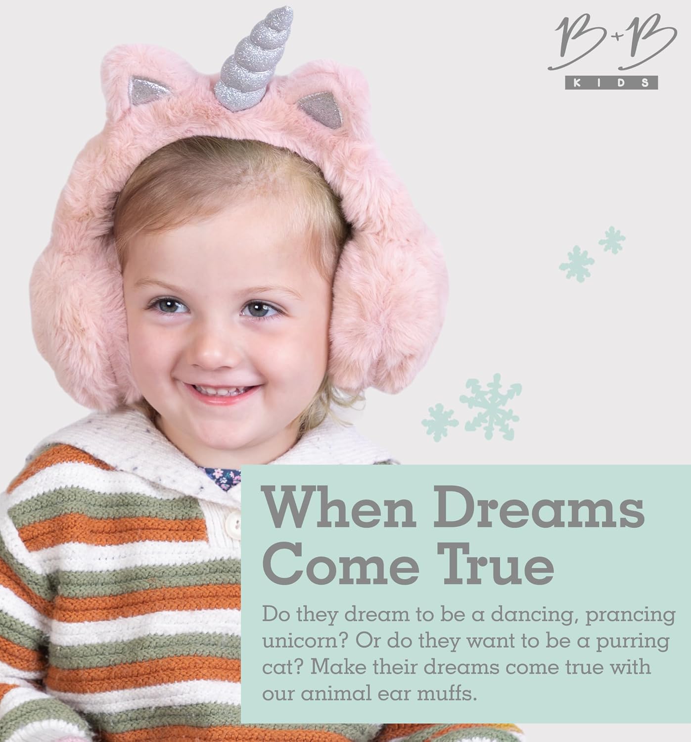 Brook + Bay Kids Ear Muffs - Winter Animal Earmuffs - Cozy Ear Warmers - Image 5