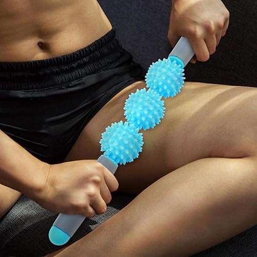 Miniatura 7 de Muscle Roller Stick - Palo de yoga para yoga, rodillo muscular, celulitis, bola puntiaguda para espalda, brazos, pierna y hombro