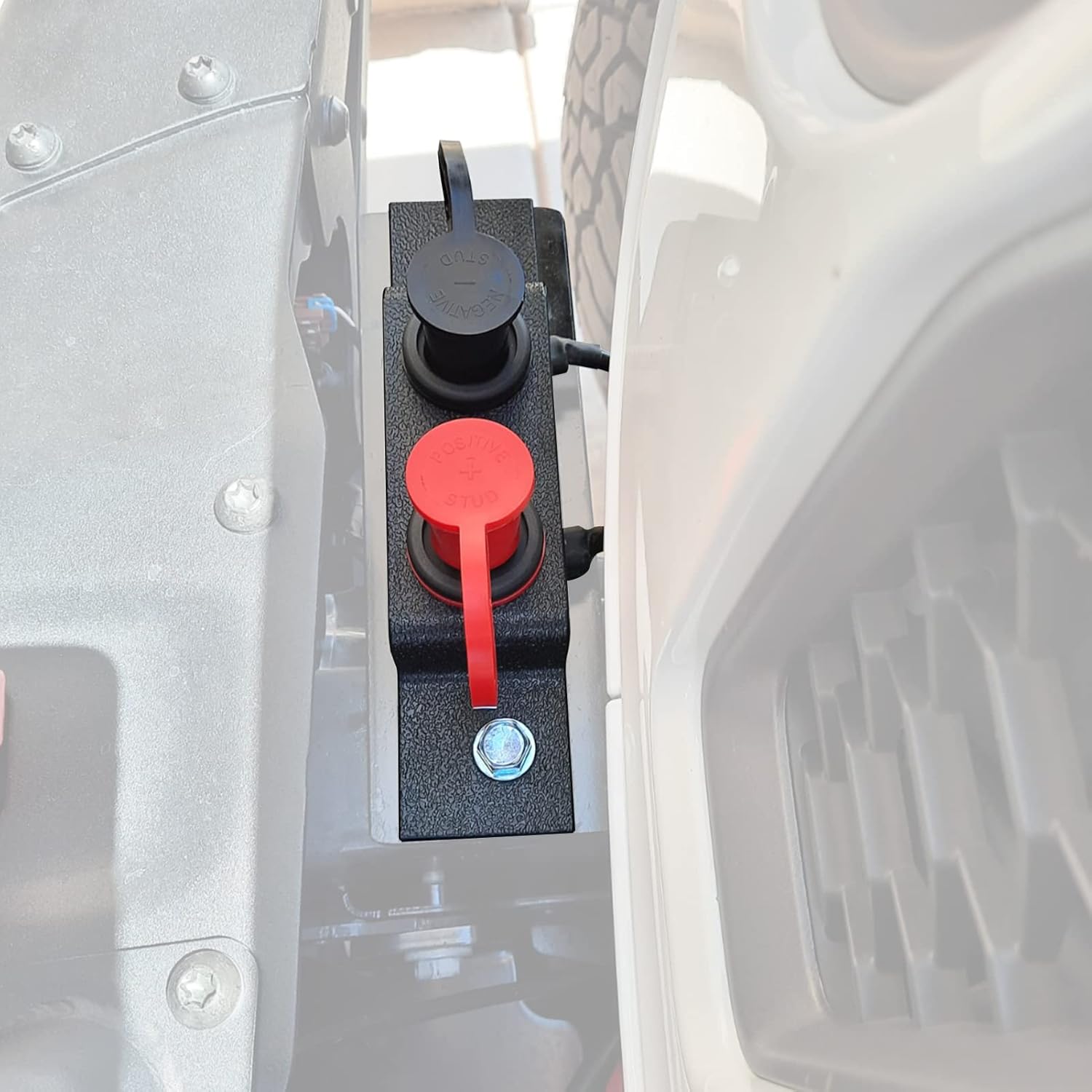 Wsays UTV Battery Jump Post Terminals Relocation Kit Quick Charging Battery Tool Compatible with Can-Am X3 UTV ATV Car Trucks RV Tractor Mower Diesel Boat