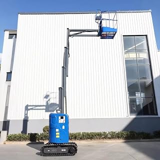 Electric Mobile Scissor Lift Platform, Full Electric Self-Propelled Hydraulic Lift for Aerial Work