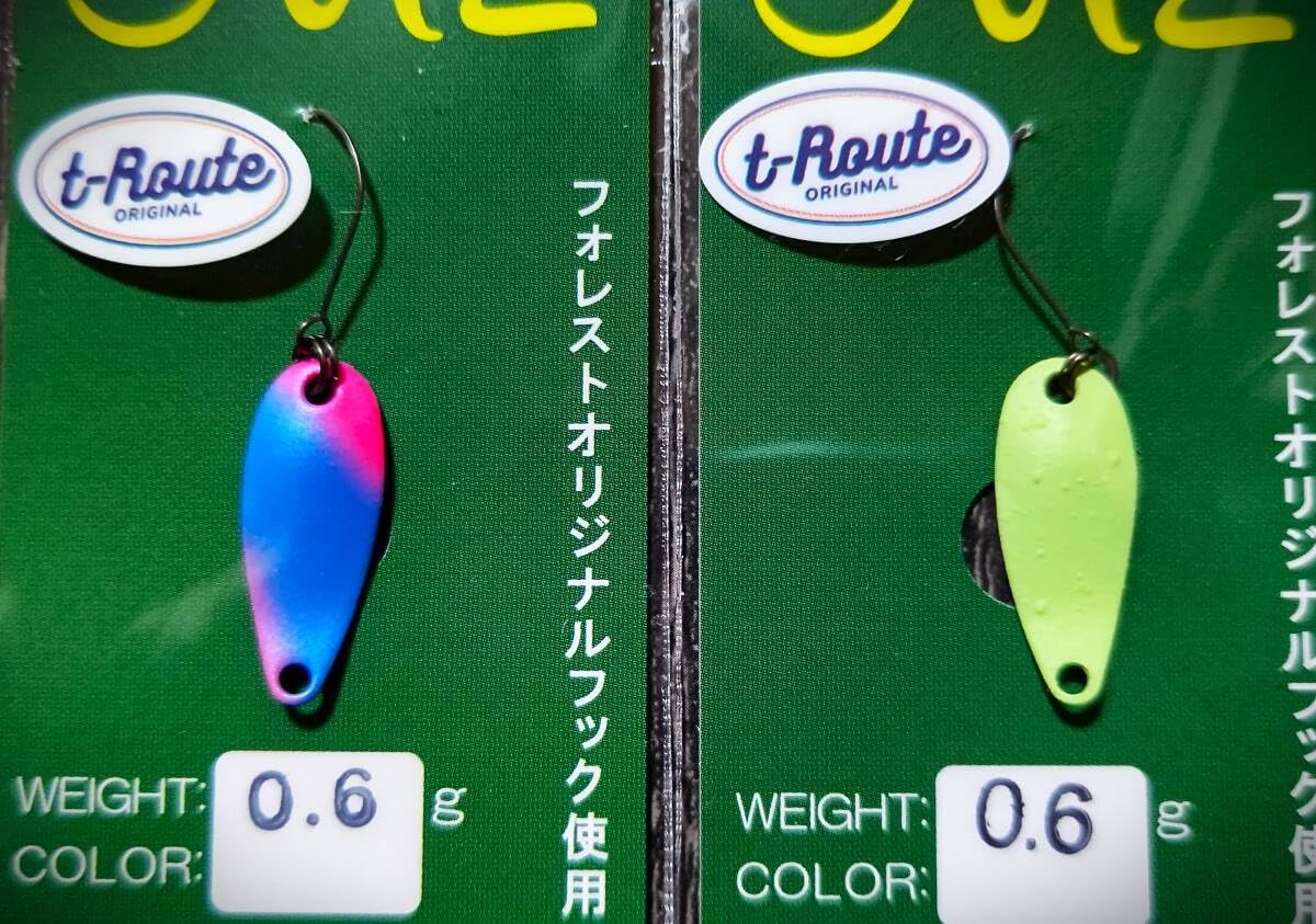 Amazon.co.jp: FOREST M2 フォレスト M2 0.6g t-Routeオリカラ 4枚