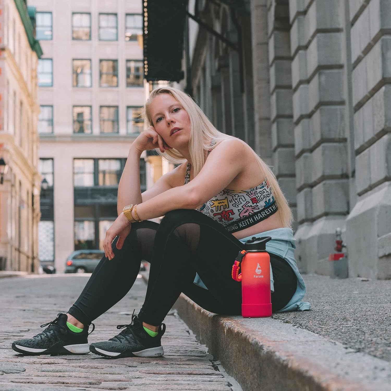 Farsea Protective Silicone Boot for 12oz - 40oz Stainless Steel Insulated Water Bottles, Anti-Slip Sleeve Cover, Bottom Boot