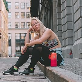 Farsea Insulated Water Bottle With Paracord Handle, Protective Boot and 2 Lids (Straw Lid & Spout Lid), Stainless Steel Water Bottle Wide Mouth, Double Wall Sweat-Proof BPA-Free, 32 oz