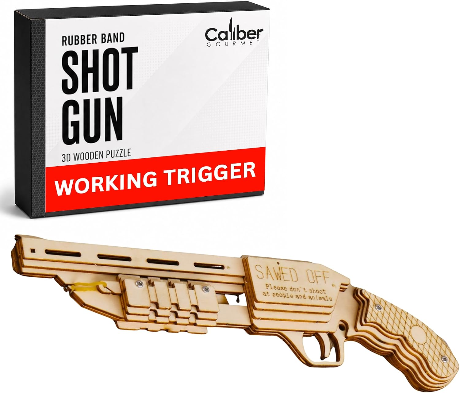 Shot Gun Wood Puzzle