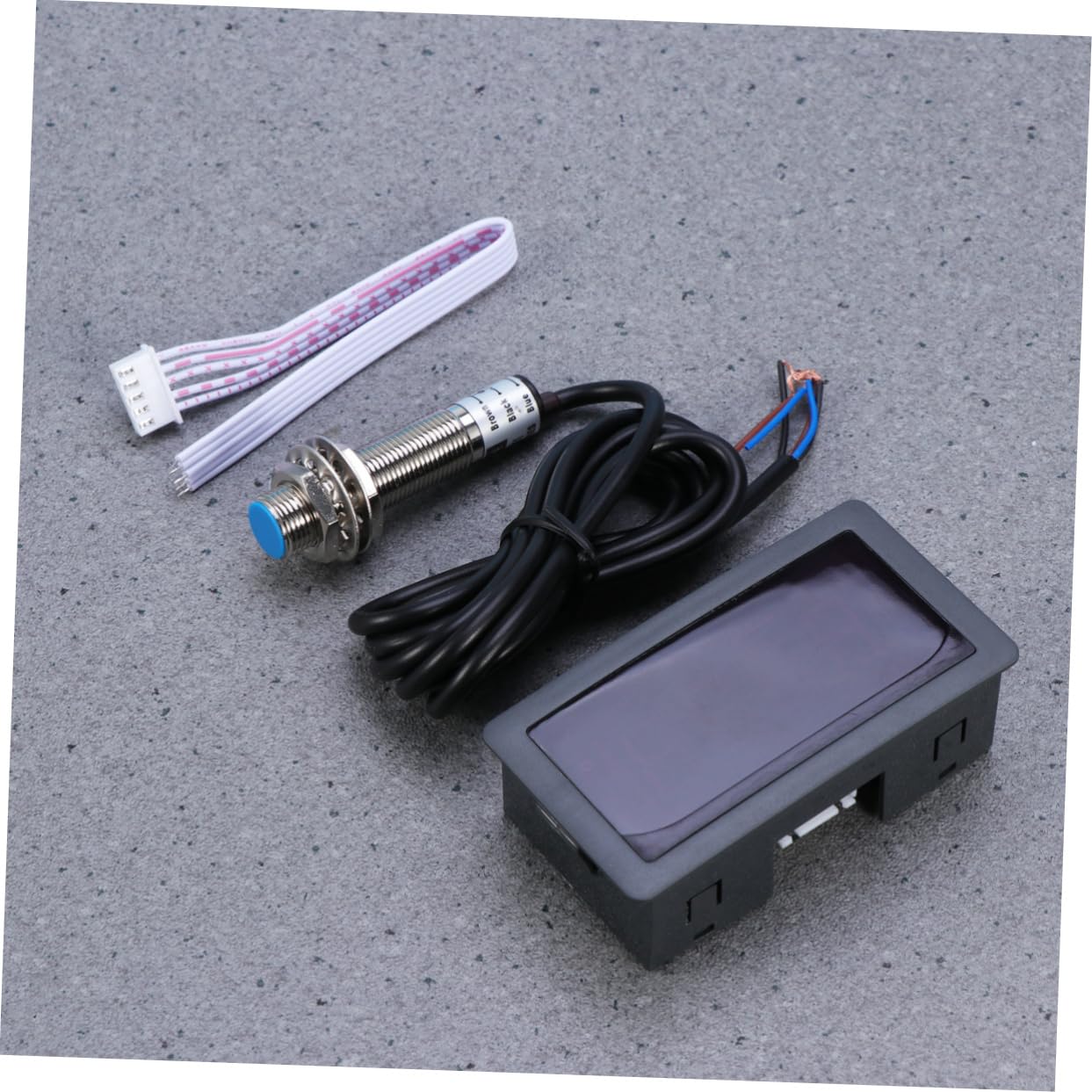 Gatuida 2pcs Hall Proximity Sensor for Measurement Digital Tachometer Gauge Led Display Flush Mount Fit