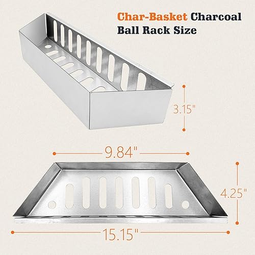 Miniatura 9 de Kit de sistema de limpieza de parrilla de carbón de un solo toque 18-12 para parrillas Weber, piezas de repuesto para parrillas de carbón Weber