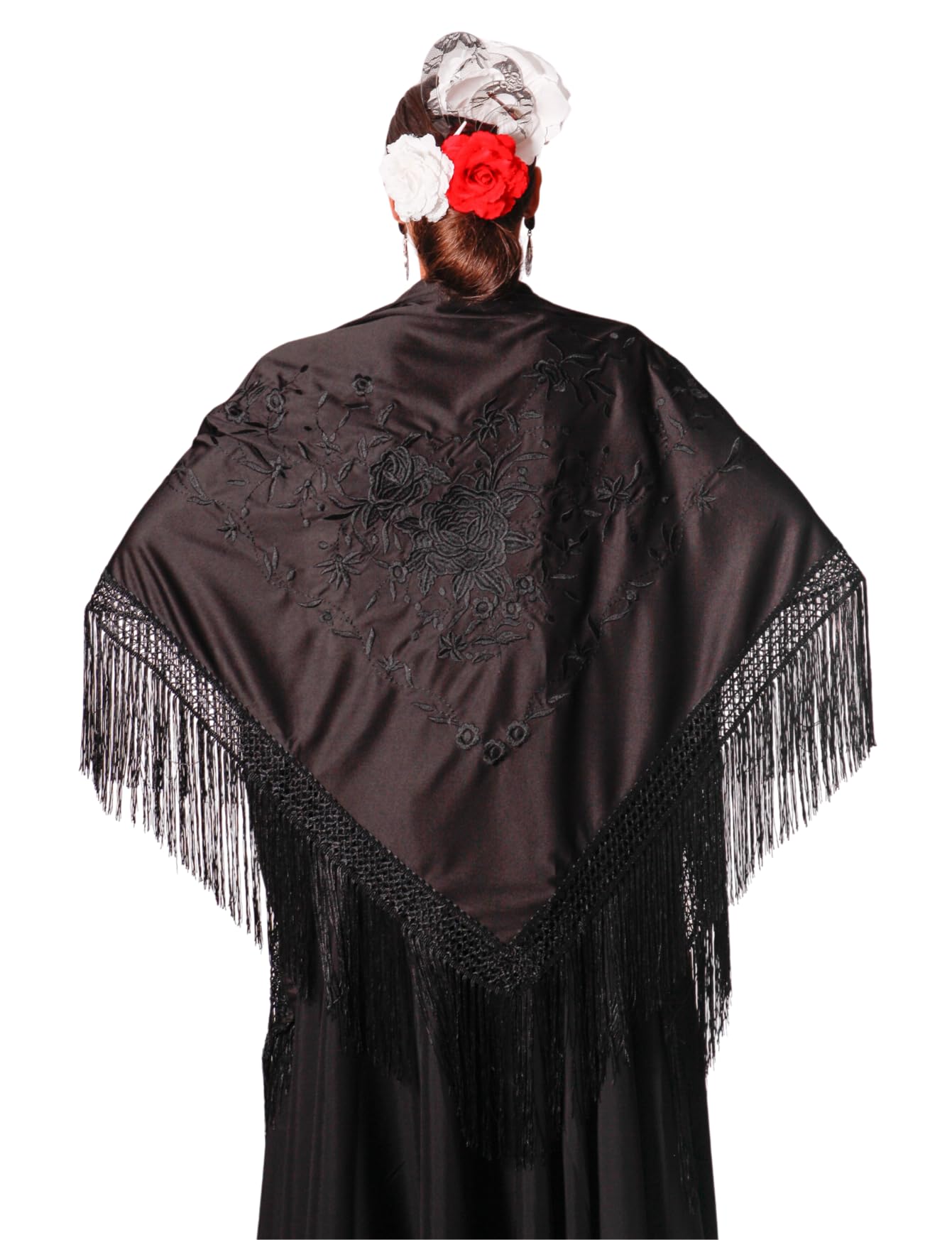 Spanish Flamenco Shawl Châle pashmina Femme (lot de 1)