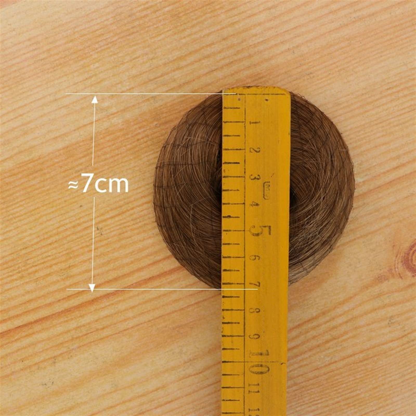 Messy Bun Haarteile 1/2PCS Band Pferdeschwanz Scrunchy Haarteil for Frauen Echthaar Dutt Chignon Unordentliche Dutt Haarteile Donut Chignon mit elastischem Gummi Brötchen Haarteil (Size : 2 Piece, C
