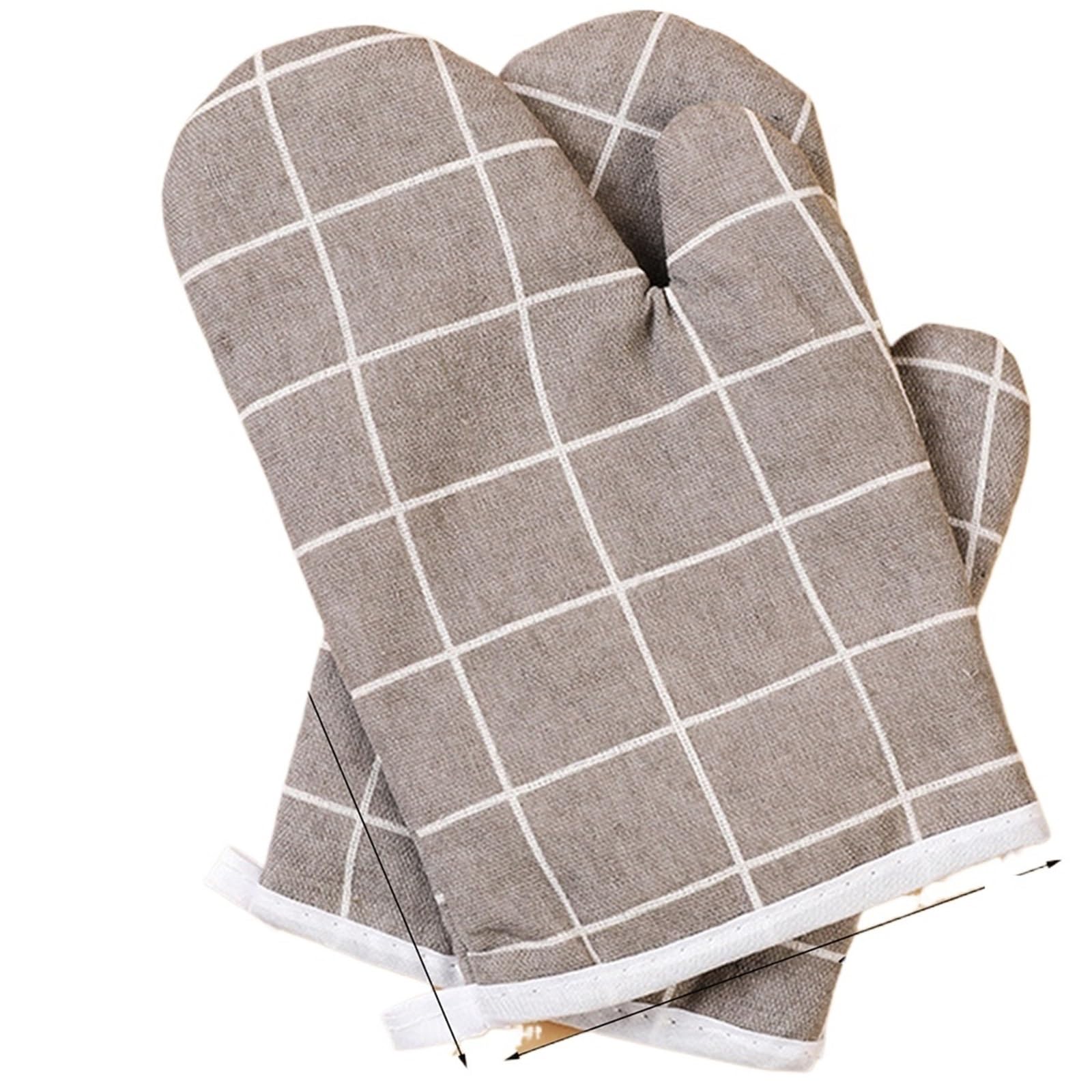 MRKU Baking Mitts Cooking oven gloves 1pcs Kitchen Microwave High Temperature Resistant