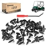 10L0L Golf Cart Xmas Tree Rivets with Fastener Remover Universal fit EZGO Club Car Yamaha OEM#1010434,16816-G1, 16816-G2 (50 PCS)