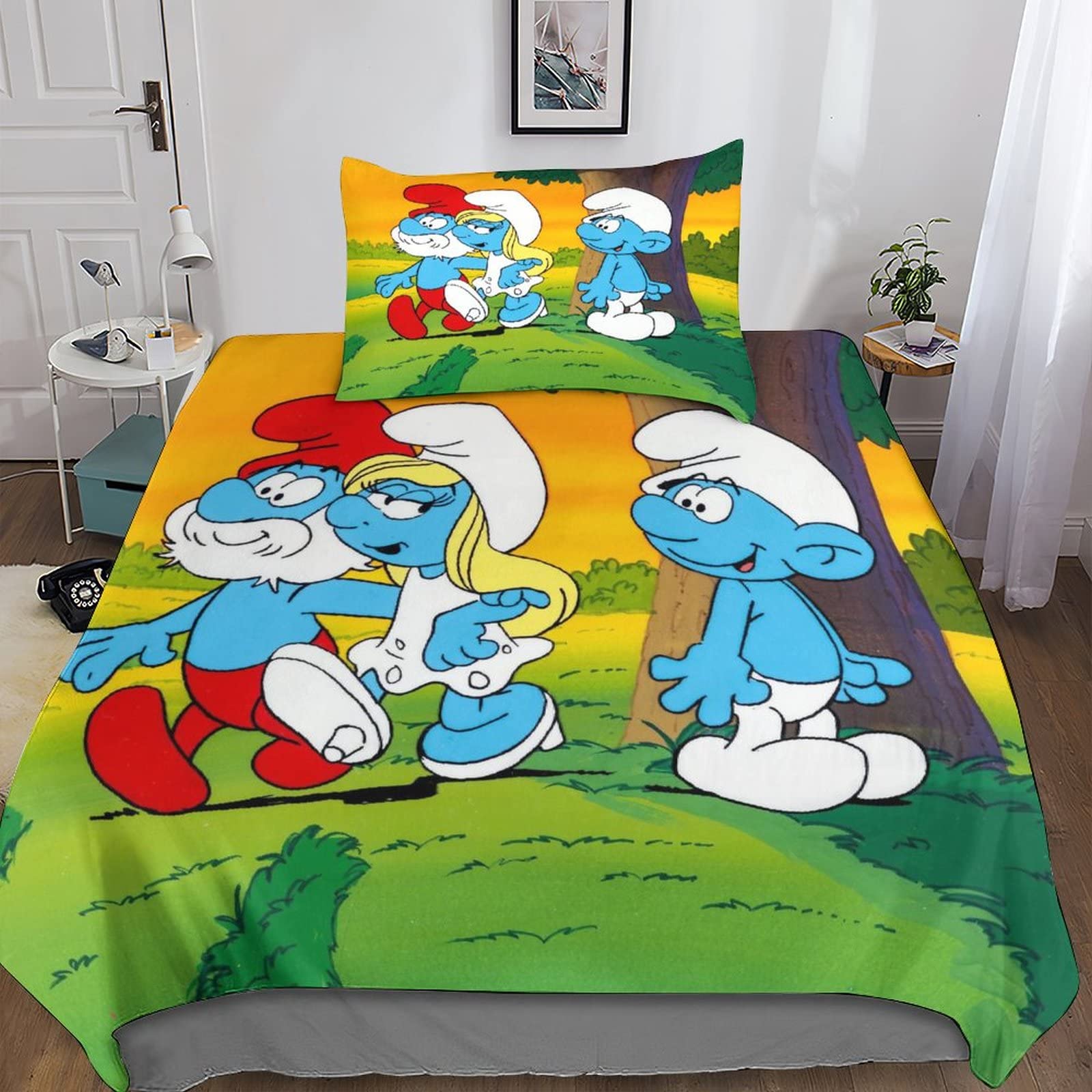 3D Mikrofaser-Bettbezug Set 'First Nations Schädel' – 2-teilig Mit Reißverschluss, 135x200 Cm (Single)