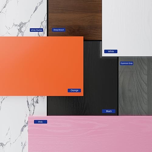 Miniatura 6 de Pamray Escritorio de computadora de 47 pulgadas para espacios pequeños con bolsa de almacenamiento, escritorio de trabajo de oficina en casa con