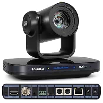 Amazon.com: FoMaKo 12G-SDI 4K 60FPS NDI PTZ Camera,Support