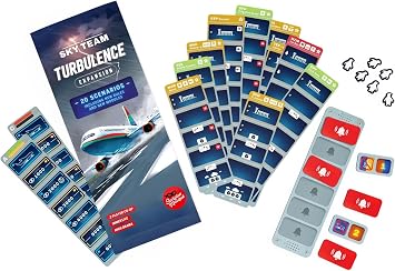 Scorpion Masque Sky Team Turbulence Expansion | Cooperative Dice Game | Ages 12+ | 2 Players | 20 Minutes
