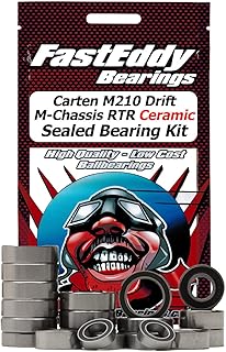 FastEddy Bearings Compatible with Carten M210 Drift M-Chassis RTR Ceramic Sealed Bearing Kit