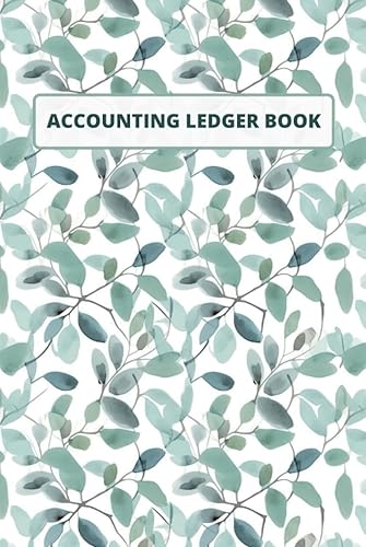 Accounting Ledger Book Accounting Log Journal for Small Businesses & Personal Use, Account Book for Tracking Money, Expenses, Deposits & Balance