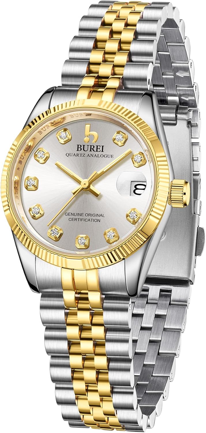 BUREI Women Watch Business Women Watches with Day