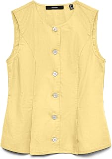 VERO MODA Damen Vmselma Waistcoat WVN Noos