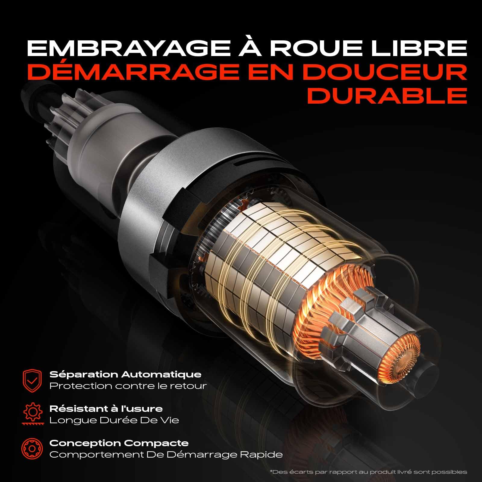 Frankberg Démarreur 1,8 kW 12 V 9 dents NAD101240 | Compatible avec: Defender Station Wagon L315 L316, Defender Cabrio L316, Defender Pick-up L316, Découverte II L318
