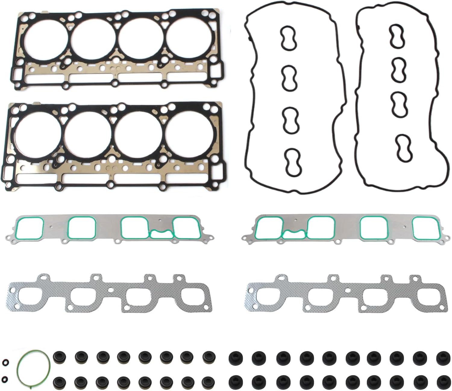 AUCERAMIC Cylinder Head Gasket Set Fit for 2021-2023 Dodge Durango RAM 1500 for 2015-2023 Dodge Challenger Charger for 2018-2021 Jeep Grand Cherokee 6.2L V8 VS50625R