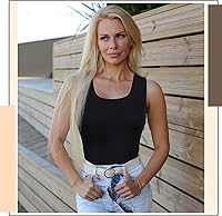 Vista 2 de Neer Ropa interior con forro polar para mujer, camiseta sin mangas cálida de algodón, ropa interior térmica para mujer, camisola sin mangas, capa