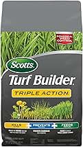 Scotts Turf Builder Triple ActionI, Weed Killer and Preventer Plus Lawn Fertilizer, 4,000 sq. ft., 11.31 lbs.