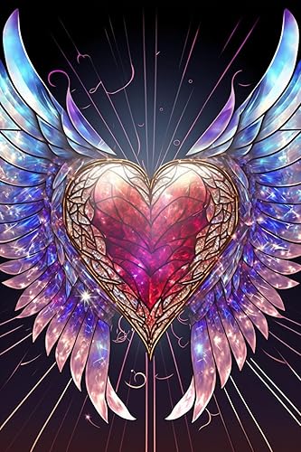 ZKOPAVS Kits de pintura de diamantes para adultos, kits de alas de cristal para taladro completo por números, para decoración del hogar, pared, sala disponible en Yaxa Peru