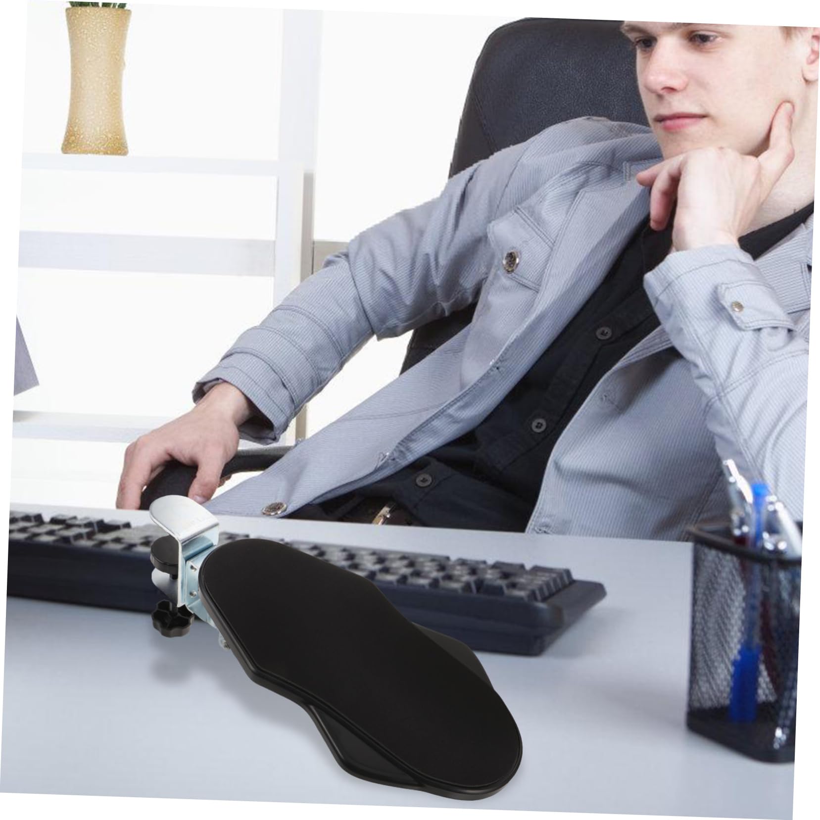 Reposabrazos Ergonómico Para Escritorio Apoyo Para Muñecas, Soporte Ajustable Taladros Para Oficina o Hogar