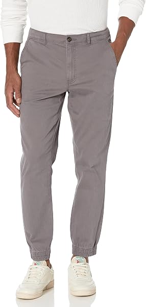 Amazon Essentials Men's Slim-Fit Cotton Breathable Joggers with Pockets