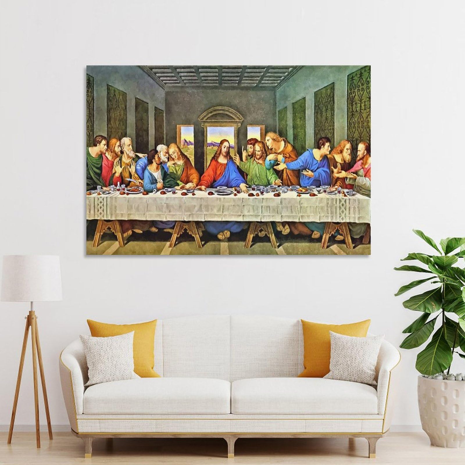 Amazon.co.jp: レオナルド・ダ・ヴィンチ画家最後の晩餐ポスター