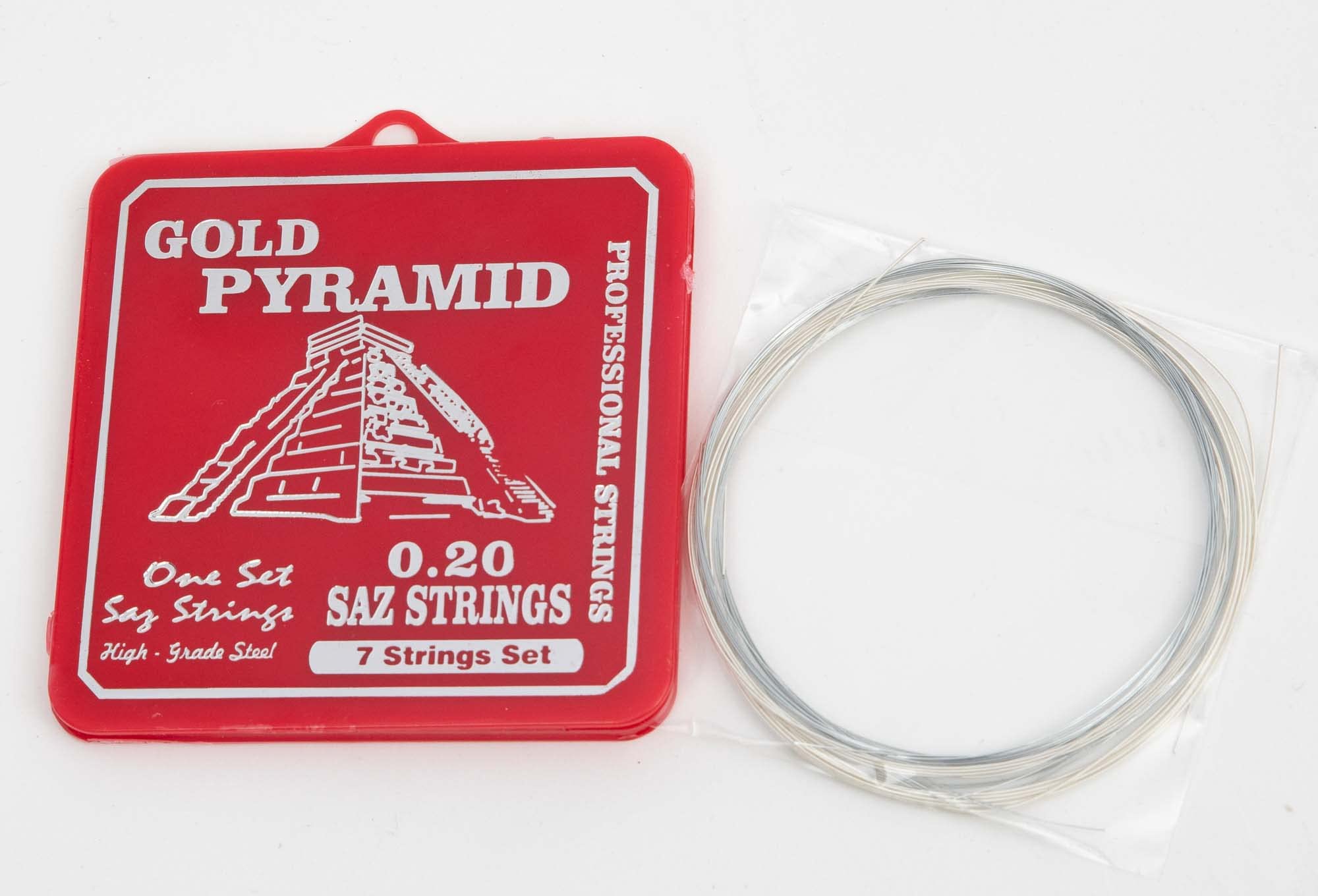 【希少・新品】PYRAMID Saz Strings 8-saitig 5セット Amazon.com: Original Pyramid Saz strings for Long Neck Saz, 0.20