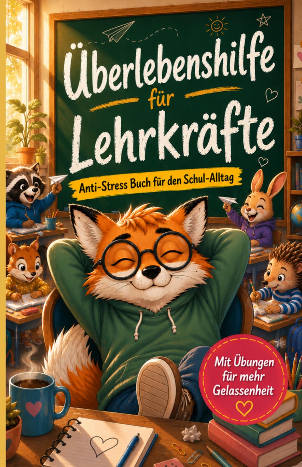 Überlebenshilfe für Lehrkräfte - Das perfekte Geschenkbuch:: Mit Geschichten, Übungen, Rätseln - für alle die täglich den Schul-Wahnsinn meistern