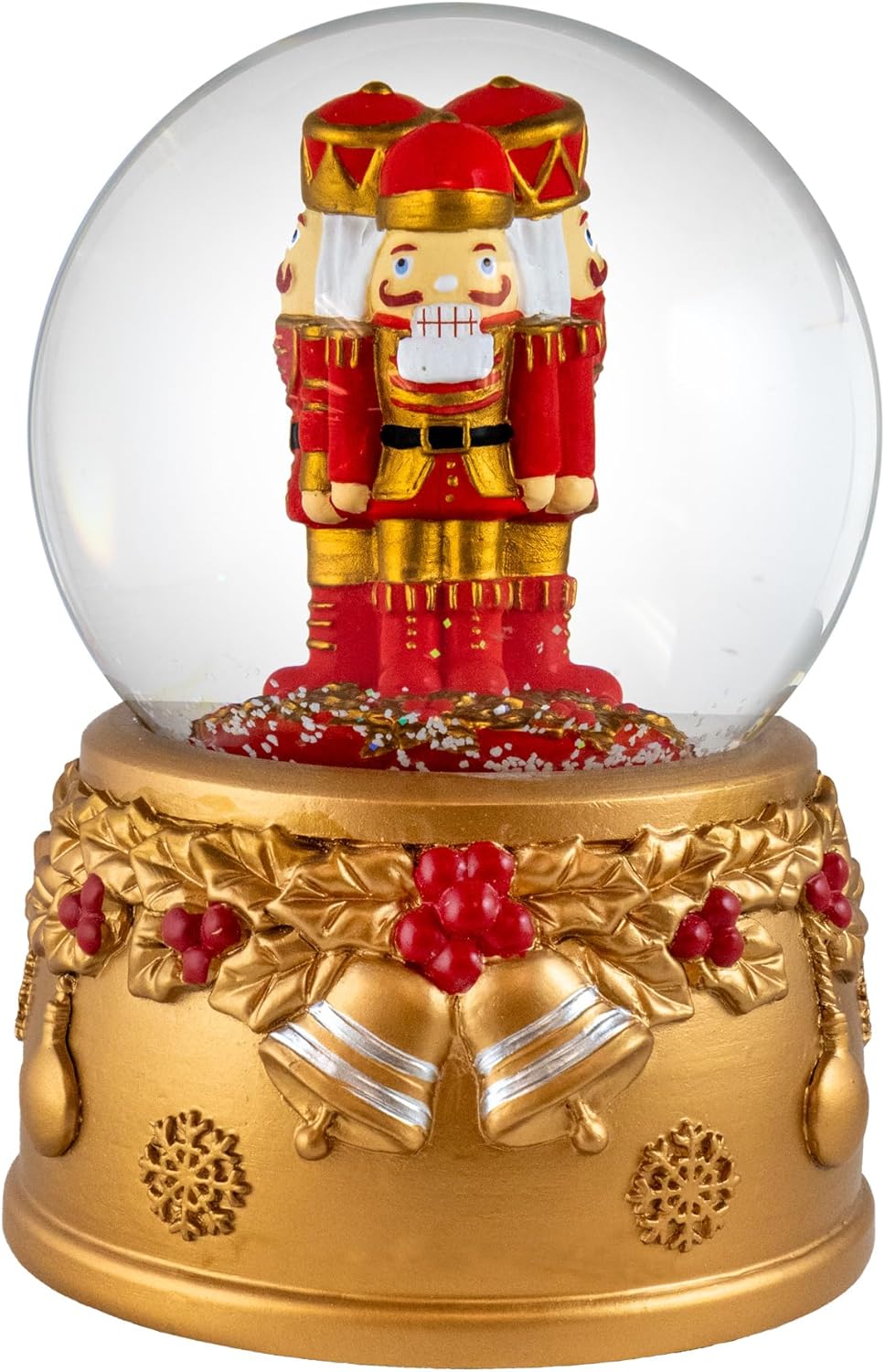 Holiday Decorations Nutcracker Water Globe by San Francisco Music Box