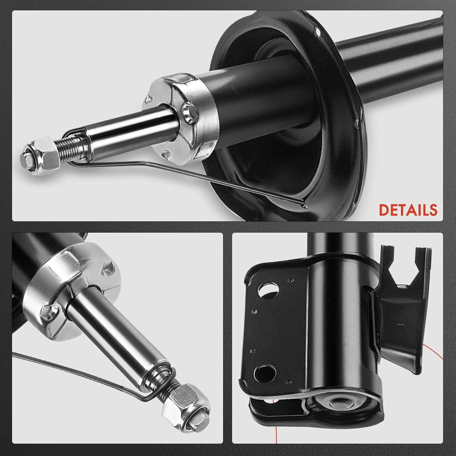 A-Premium Front Pair Struts Shock Absorber w/Magnetic Ride Control Compatible with Cadillac SRX 2011-2016, Saab 9-4X 2011, Front Left and Right, 2PC-Set