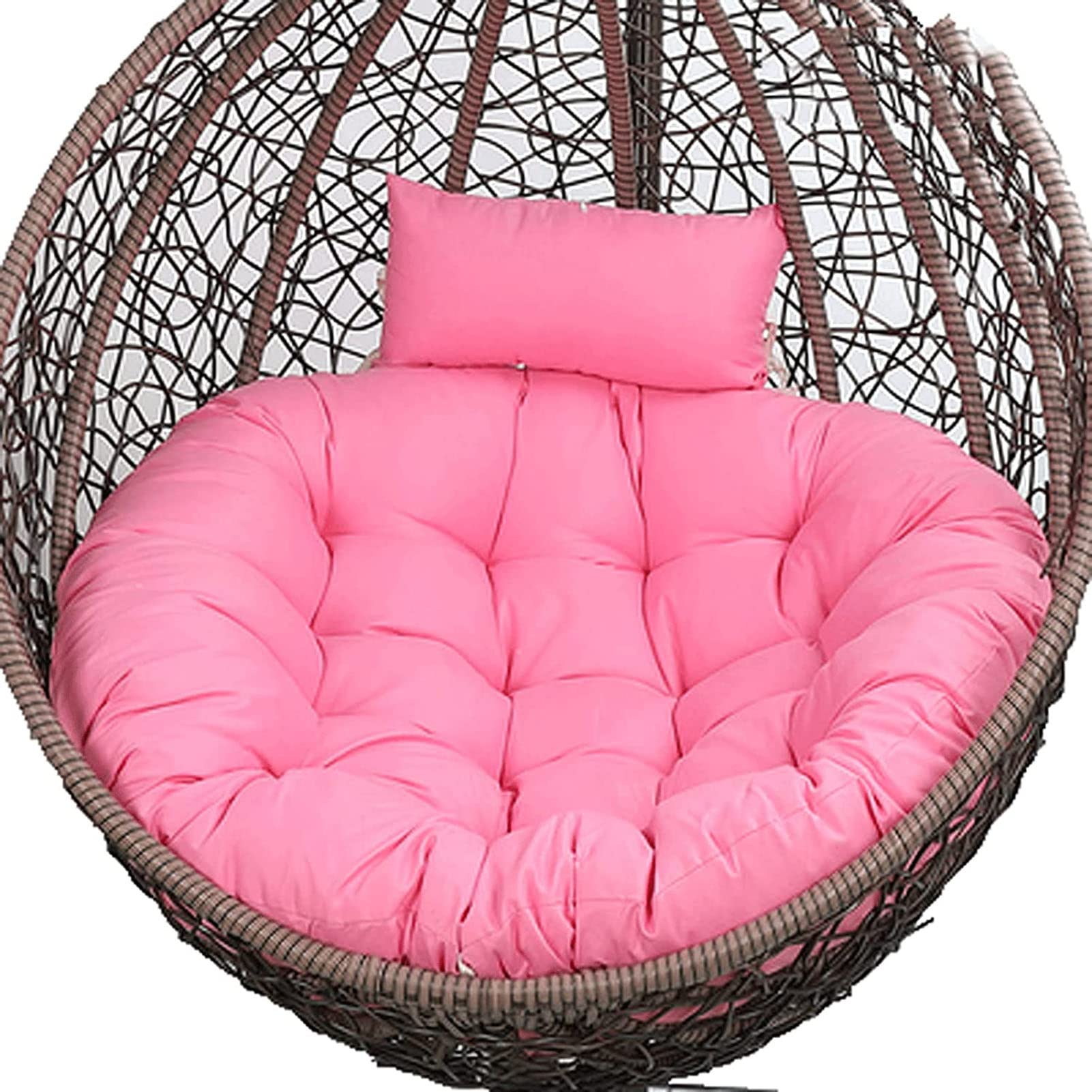 Coussin de siège pour balançoire œuf suspendue avec oreiller et housse amovible - Taille G