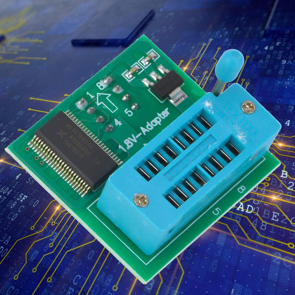 SEAFRONT Scheda di Conversione Adattatore 1,8 V Programmatore Flash SPI per Winbond W25 MX25 CH341 TL866CS