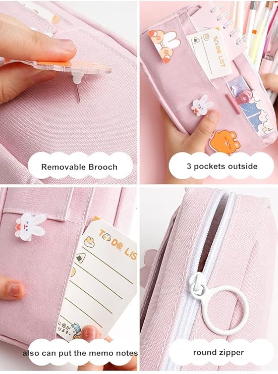 Amazon.com : MBVBN Kawaii Pencil Case with 3 Pins