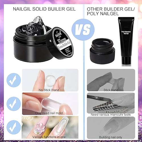 Miniatura 5 de NAILGIL Gel de construcción sólido (#262)