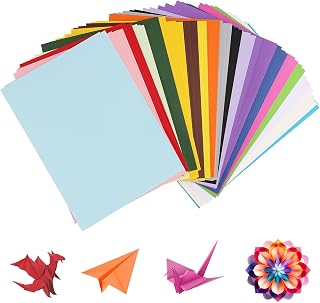 Conjunto cartulinas a4 colores: 60 hojas de cartulinas colores de 250 g/m²,papiroflexia para niños - Cartulina de manualidades en proyectos de bricolaje, y scrapbooking (20 colores)