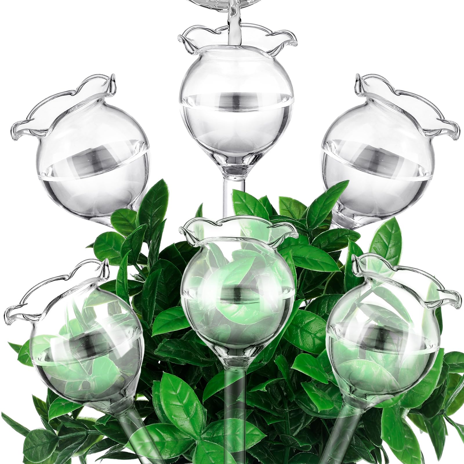 Globes d'arrosage automatique en verre soufflé Yungyan pour une hydratation précise