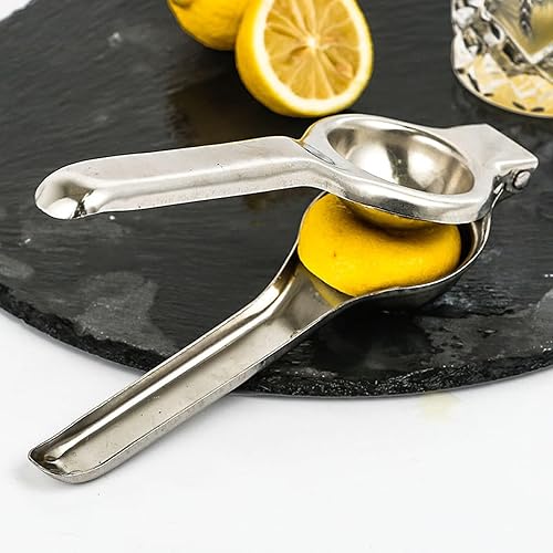 Miniatura 4 de Exprimidor manual de cítricos de acero inoxidable, exprimidor manual de limón y naranja para extracción de jugo fresco