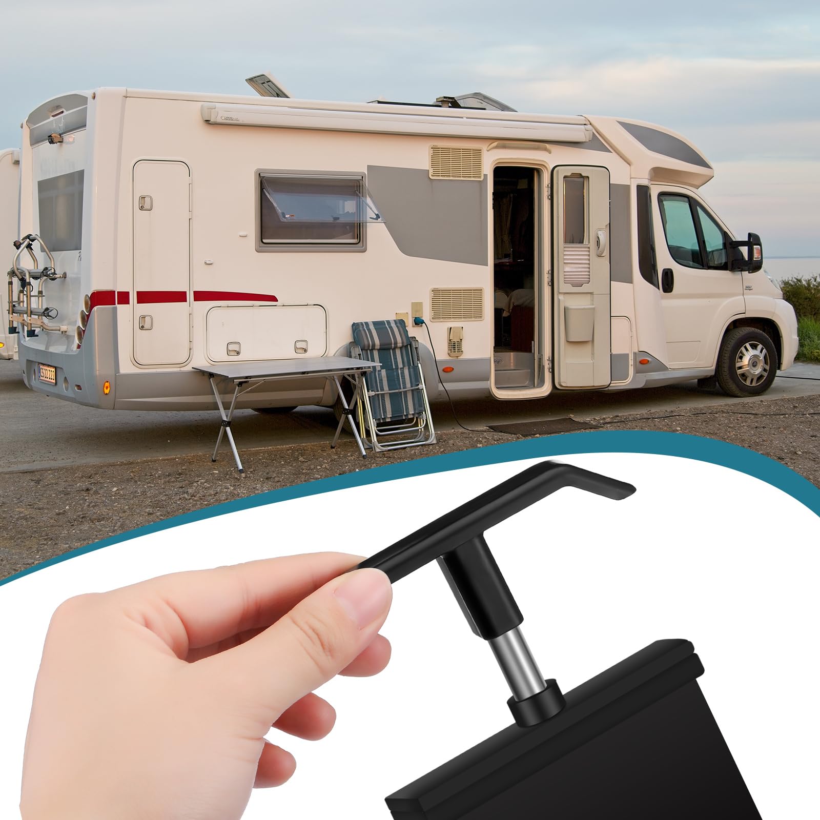 Snapklik.com : Wonderjune 3 Pack RV Waste Valve Handle Replacement ...