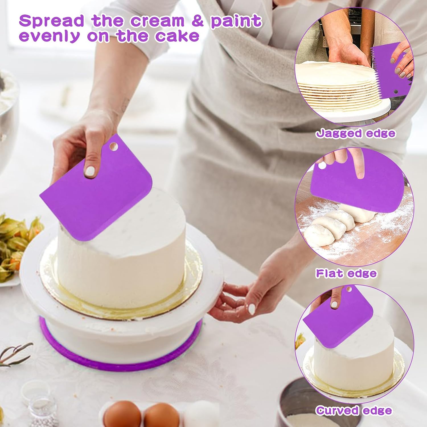 Cake Decorating Supplies Kit,Baking Kits For Adults,196 Pcs Utensilios de ReposteríA Y Pasteleria,Cake Baking Kit,Baking Essentials For Home Bakery