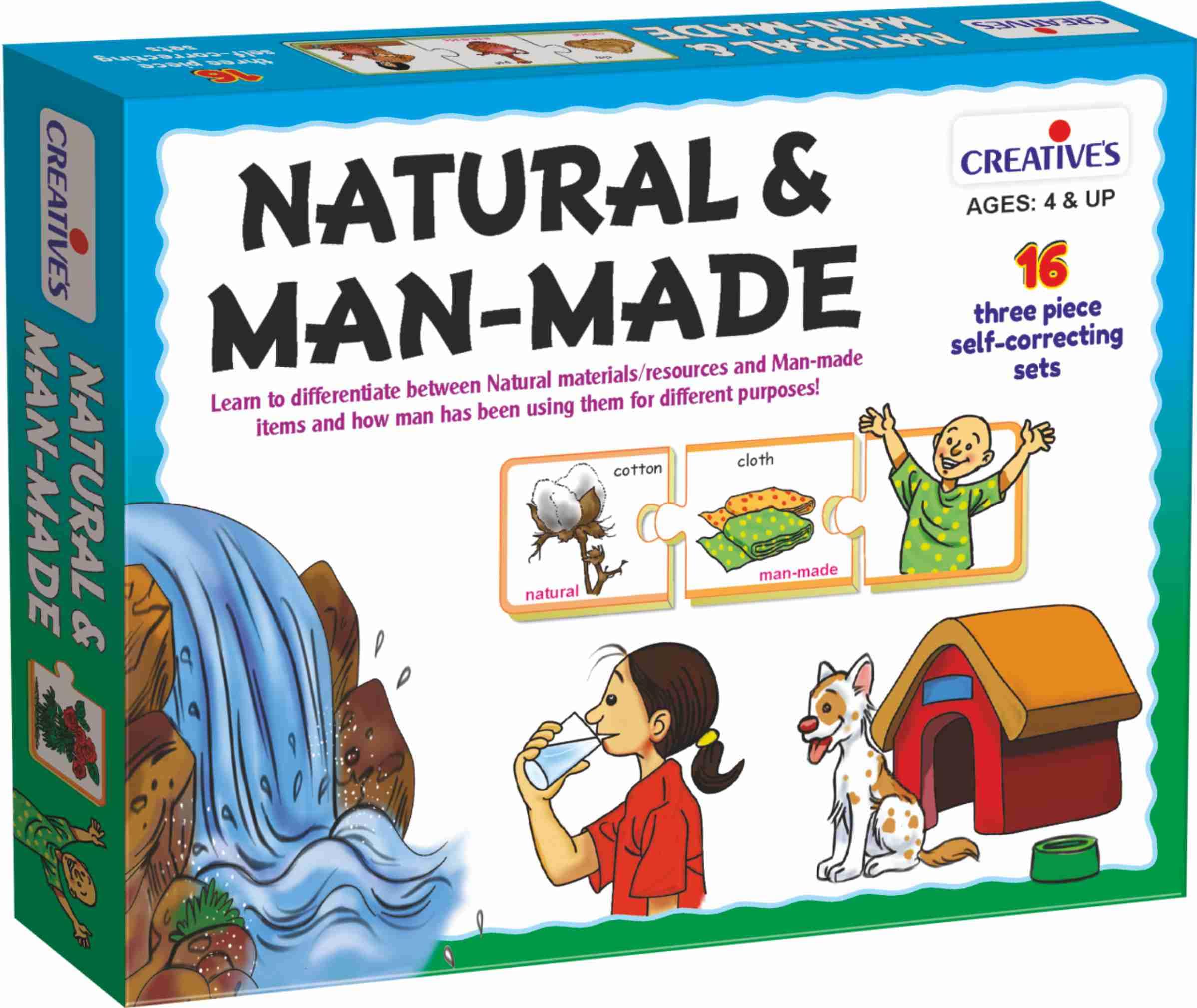 Creative Kid 's Natural and Man Made, Multi Color